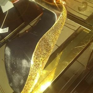 Gold heels
